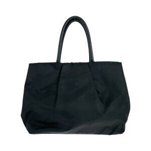 Prada rion plate tote triangle nylon black Tessuto logo bag